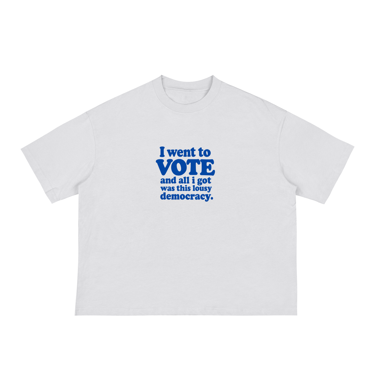 I went to VOTE and all i got was this lousy democracy.