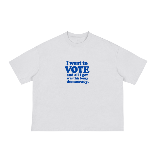 I went to VOTE and all i got was this lousy democracy.