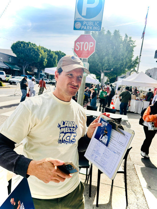 Lava Melts Ice: LIMITED EDITION Joel Lava for Congress CA30